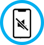 サイレントモードのイラスト