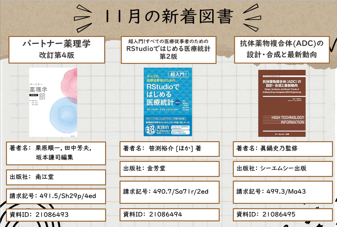 １１月の新着図書②